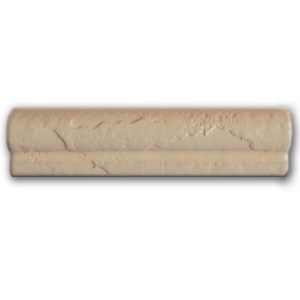 Moldura Cerámica Torello Beige relieve aguas mate 5x20 cm