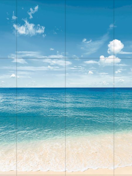 Mural azulejos imagen Playa